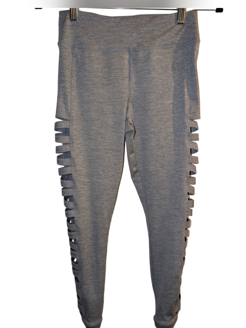 Forever 21 | Gray Strappy Side Cutout Leggings